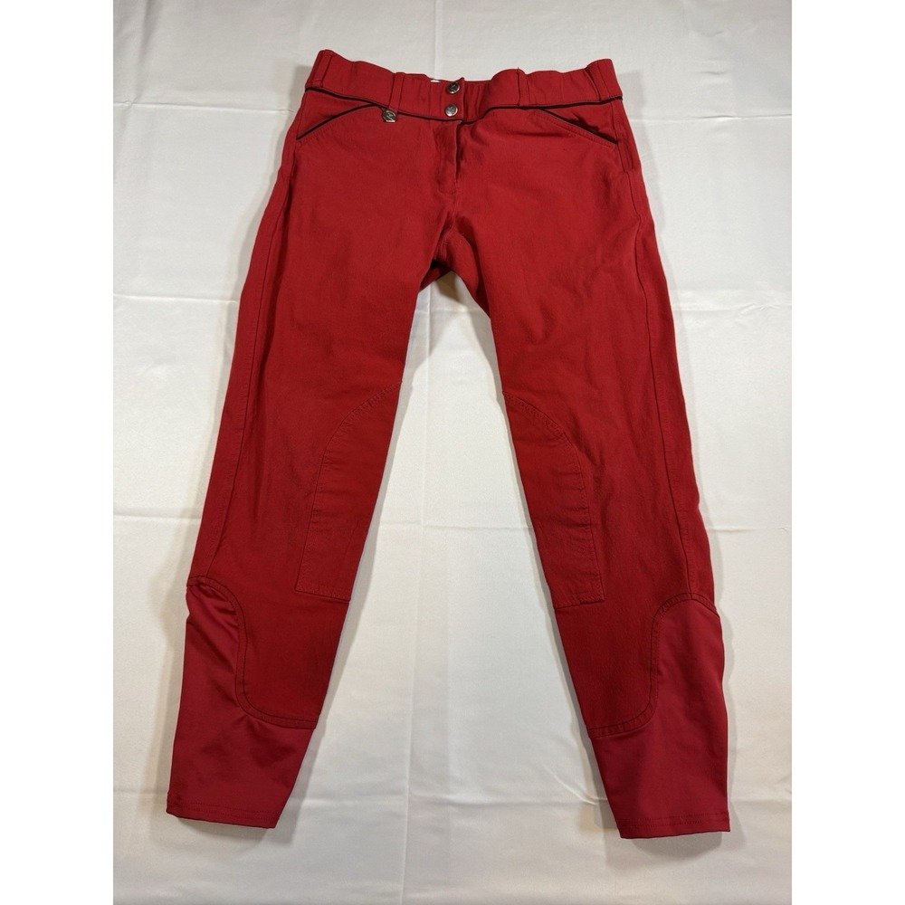 HORZE Riding Pants Womens Size L Red